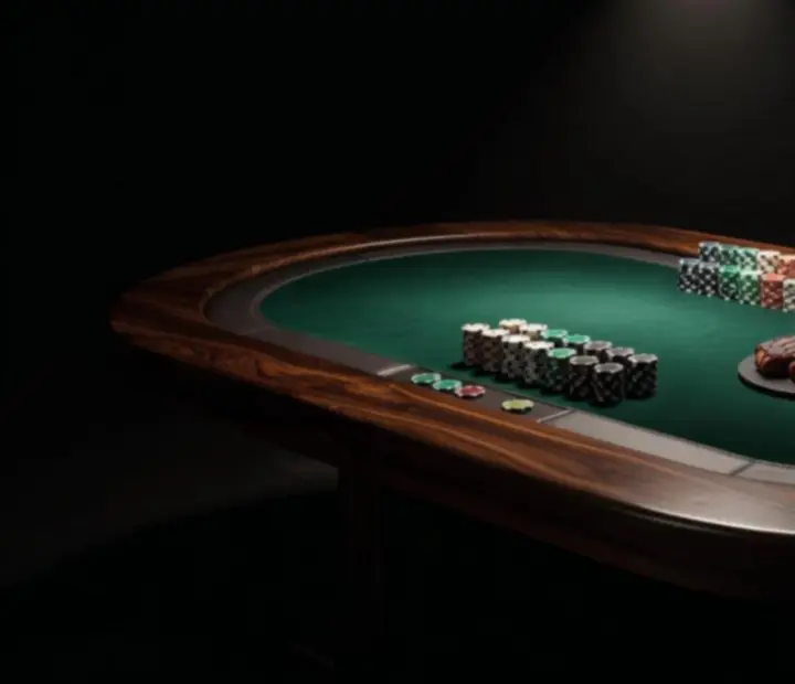 Luxury offline poker tables with steaks and cocktails at The Midnight Shuffle